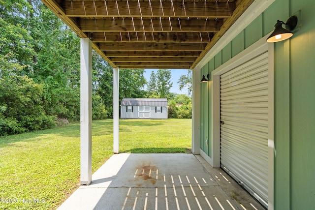2767 Nags Head Rd SW, Supply, NC 28462 - view of patio featuring an outdoor structure