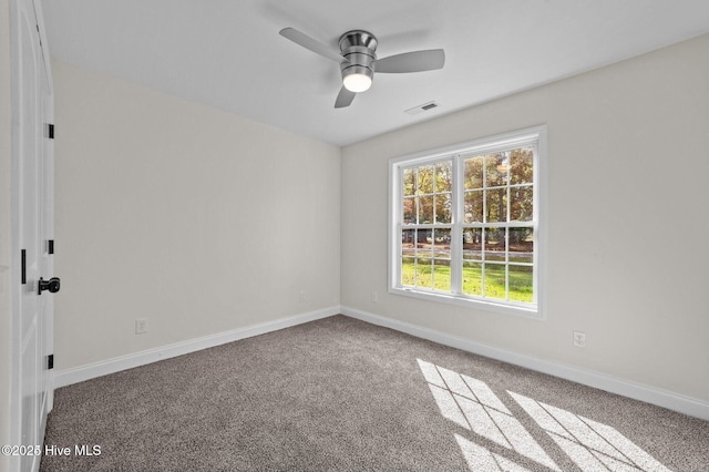 106 Waterside Dr, Bath, NC 27808 - carpeted empty room with a ceiling fan and baseboards