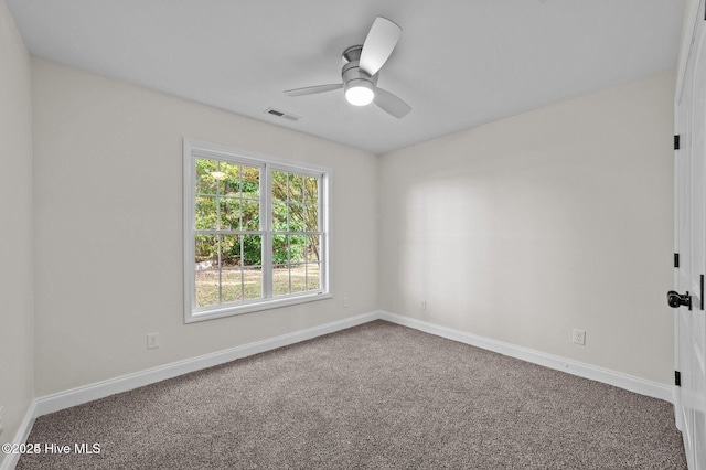 106 Waterside Dr, Bath, NC 27808 - carpeted empty room featuring baseboards and ceiling fan