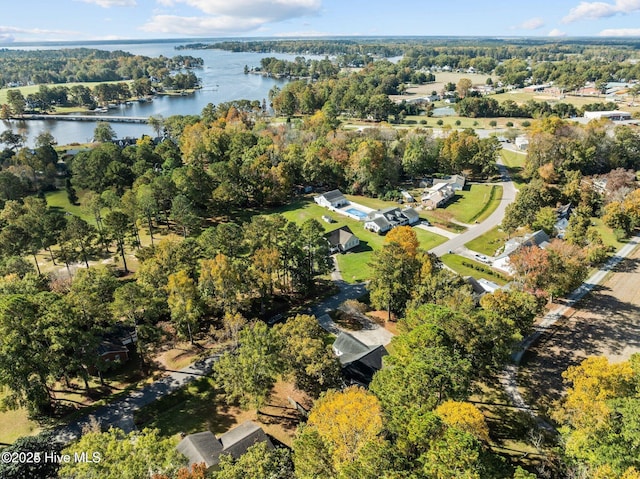 106 Waterside Dr, Bath, NC 27808 - view of property location with a large body of water and a tree filled landscape
