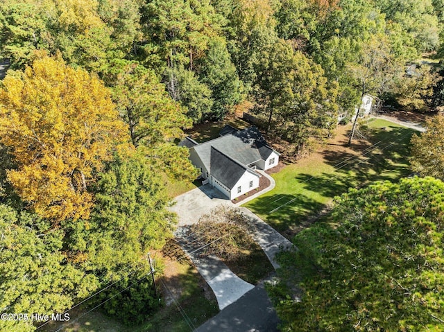 106 Waterside Dr, Bath, NC 27808 - view of subject property with a heavily wooded area