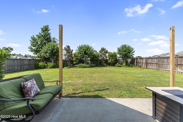 737 Heartwood Dr, Leland, NC 28479 - view of yard featuring a patio