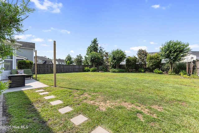737 Heartwood Dr, Leland, NC 28479 - view of yard featuring a patio area
