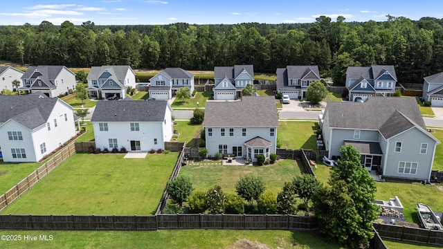 737 Heartwood Dr, Leland, NC 28479 - aerial perspective of suburban area