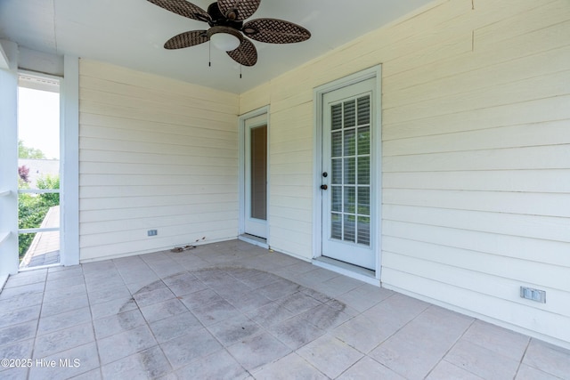 142 Magens Way, Cedar Point, NC 28584 - view of patio / terrace with a ceiling fan