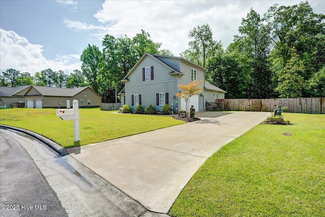 409 Kinnakeet Ln, New Bern, NC 28562 - traditional home featuring driveway, board and batten siding, and a garage