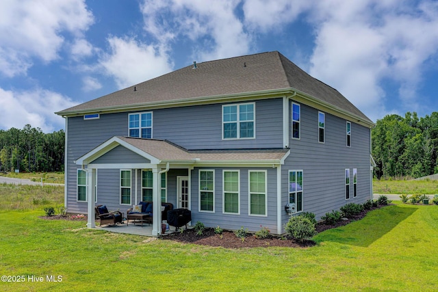 1279 Pandion Dr, Wilmington, NC 28411 - back of house with a patio area and a yard