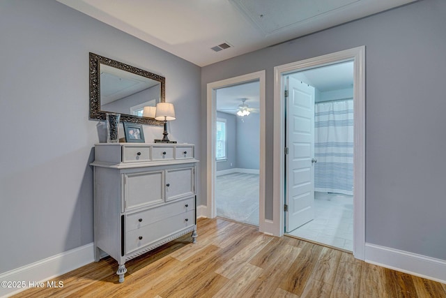 1279 Pandion Dr, Wilmington, NC 28411 - corridor featuring light wood-style flooring and baseboards