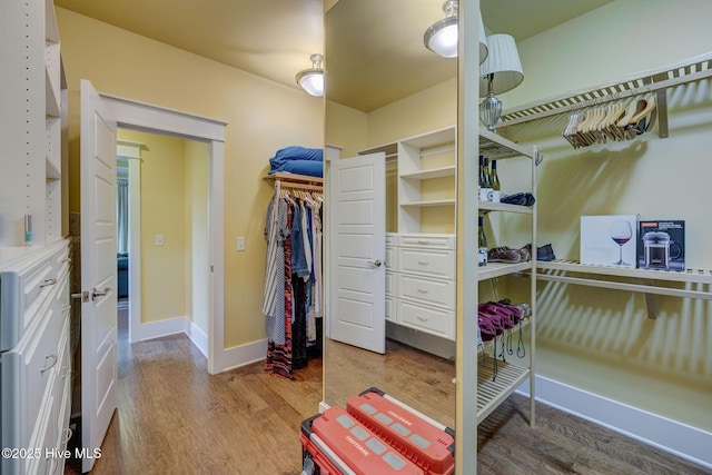 7406 Songbird Ct, Wilmington, NC 28411 - spacious closet with wood finished floors
