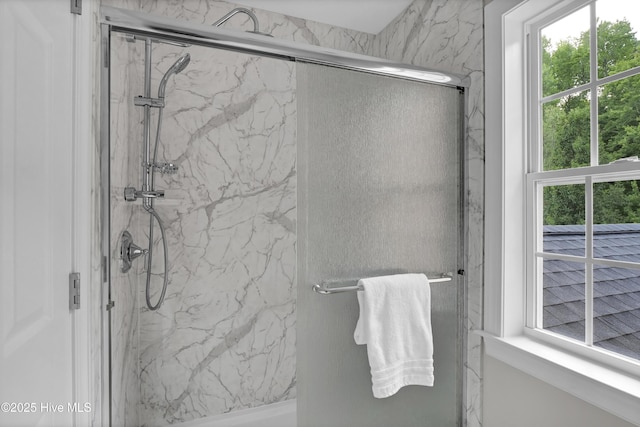 1113 Foxbow Cv, Leland, NC 28451 - bathroom with a marble finish shower