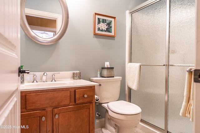 31 Pinewild Dr, Pinehurst, NC 28374 - full bathroom with vanity, a stall shower, and toilet