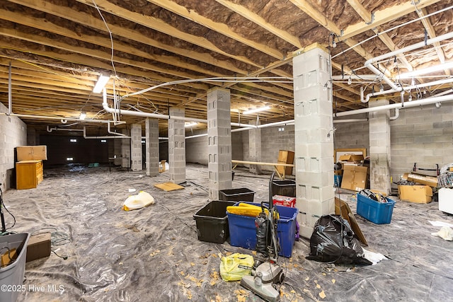 218 Spring Dr, Jacksonville, NC 28540 - view of unfinished below grade area