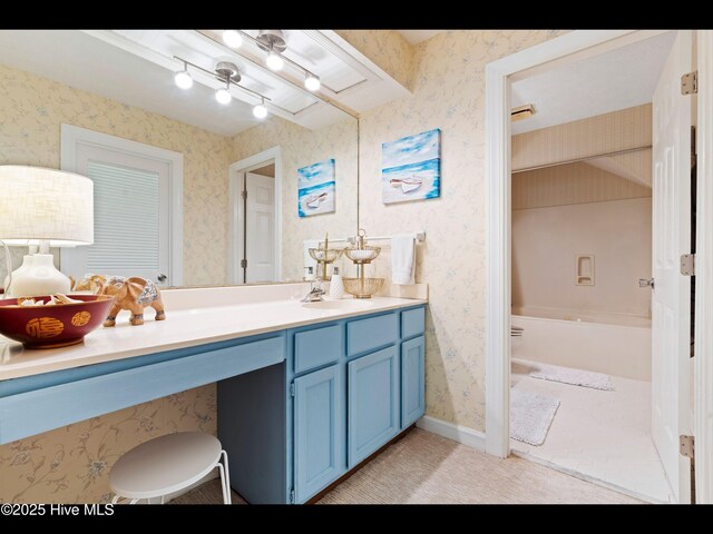316 Wimbledon Ct, Wilmington, NC 28412 - living area with stairway, carpet flooring, baseboards, and recessed lighting