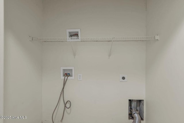 127 Moonstone Ct, Jacksonville, NC 28546 - laundry room with electric dryer hookup and washer hookup