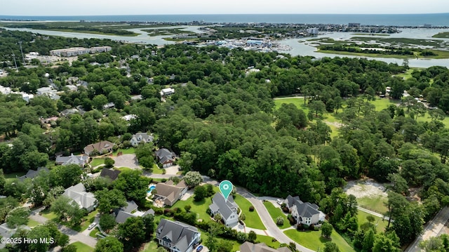 2122 Airlie Brook Dr, Wilmington, NC 28403 - bird's eye view of a large body of water