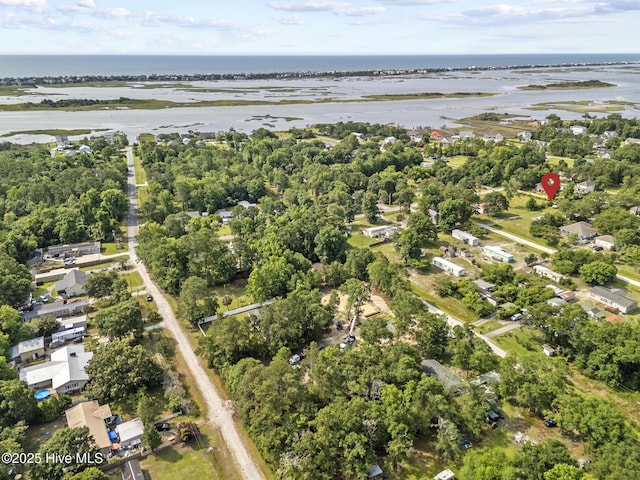 601 Mary Ann Dr, Hampstead, NC 28443 - view of property location featuring a large body of water and a tree filled landscape