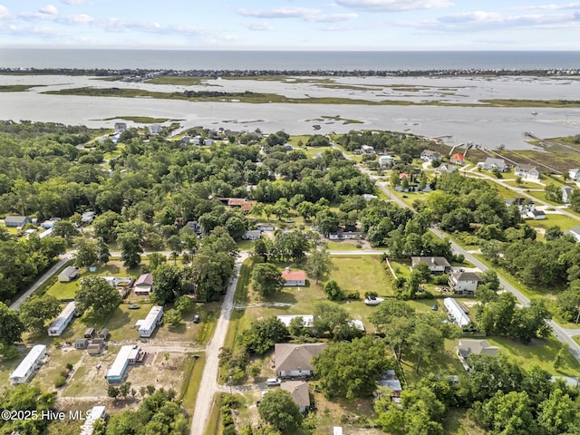 601 Mary Ann Dr, Hampstead, NC 28443 - aerial view of property and surrounding area with a large body of water
