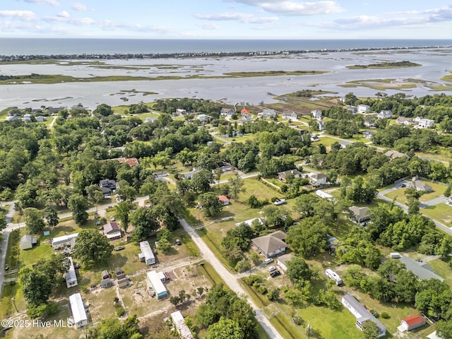 601 Mary Ann Dr, Hampstead, NC 28443 - aerial view of property's location with a nearby body of water