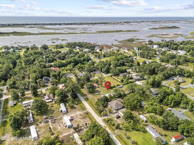 601 Mary Ann Dr, Hampstead, NC 28443 - aerial view of property and surrounding area with a nearby body of water