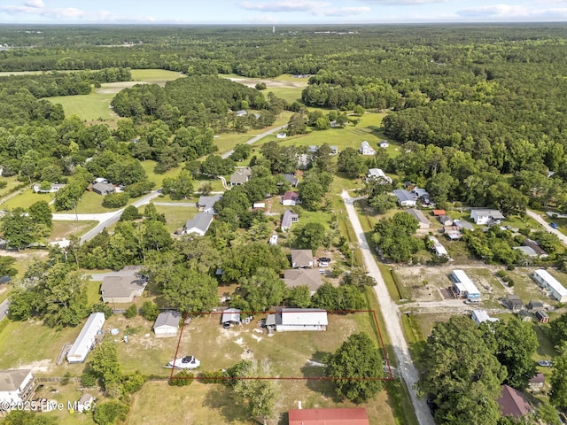 601 Mary Ann Dr, Hampstead, NC 28443 - drone / aerial view of a heavily wooded area