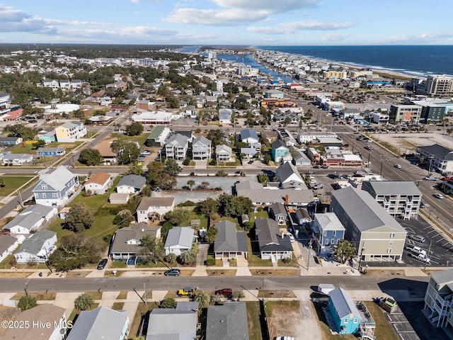 208 Hamlet Ave, Carolina Beach, NC 28428 - aerial view of property's location featuring a nearby body of water and nearby suburban area