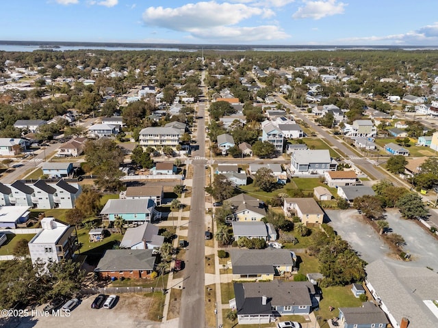 208 Hamlet Ave, Carolina Beach, NC 28428 - aerial view of property and surrounding area featuring nearby suburban area