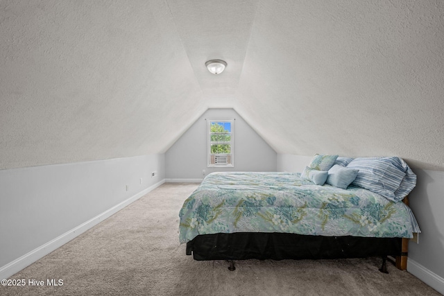 2902 Brems Battery, New Bern, NC 28562 - carpeted bedroom with a textured ceiling and lofted ceiling