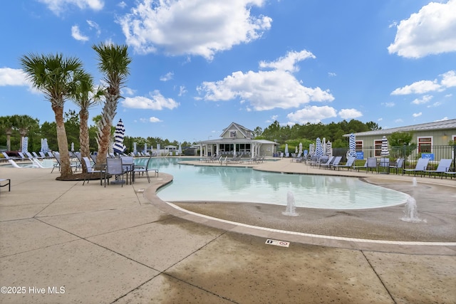 3807 Ridge Crest Dr, Southport, NC 28461 - community pool with a patio area