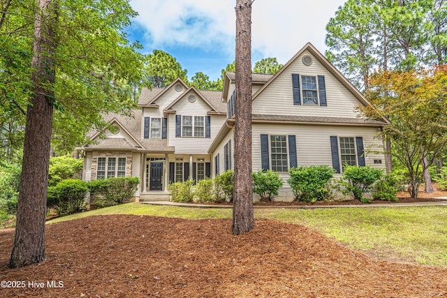 114 Baker Cir W, End, NC 27376 - traditional-style home featuring a shingled roof