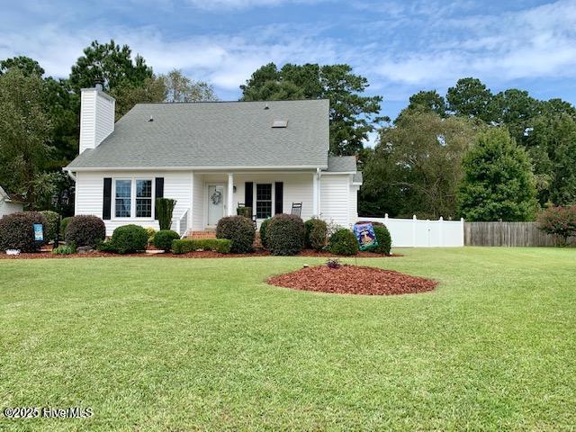731 Winterfield Dr, Winterville, NC 28590 - view of front of property featuring a chimney
