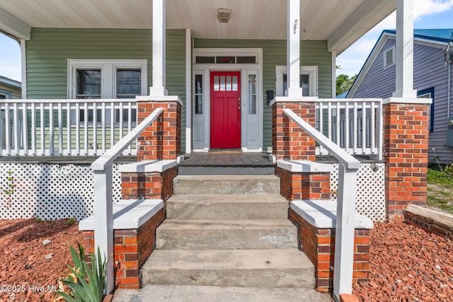 609 N 10th St, Wilmington, NC 28401 - property entrance with covered porch