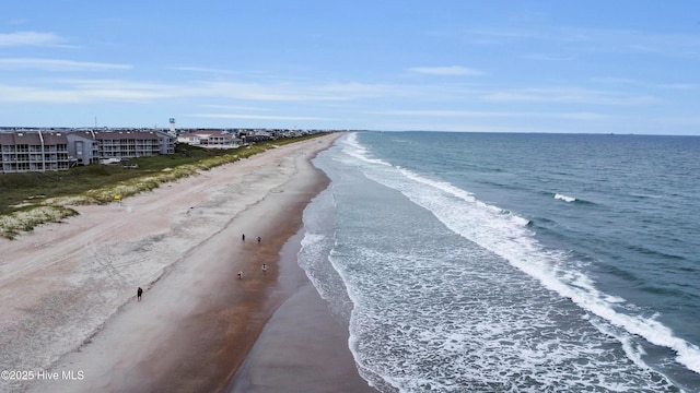2306 W Fort Macon Rd Unit 209H, Atlantic Beach, NC 28512 - water view featuring nearby beach