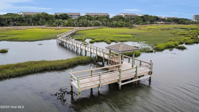 2306 W Fort Macon Rd Unit 209H, Atlantic Beach, NC 28512 - dock featuring a water view