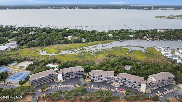 2306 W Fort Macon Rd Unit 209H, Atlantic Beach, NC 28512 - aerial view of a large body of water