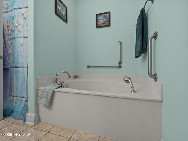 211 Brook Crossing Rd, Swansboro, NC 28584 - bathroom featuring tile patterned flooring and a bath