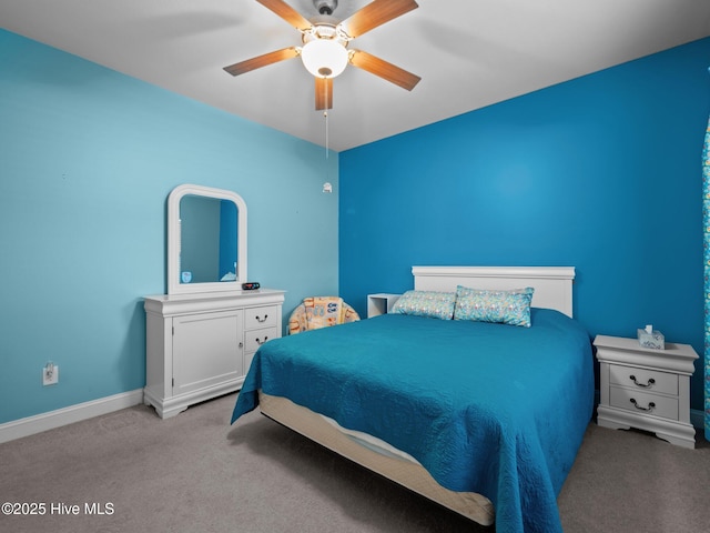 211 Brook Crossing Rd, Swansboro, NC 28584 - bedroom featuring light carpet and ceiling fan