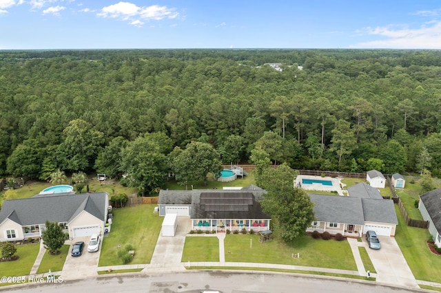 211 Brook Crossing Rd, Swansboro, NC 28584 - aerial view of a heavily wooded area