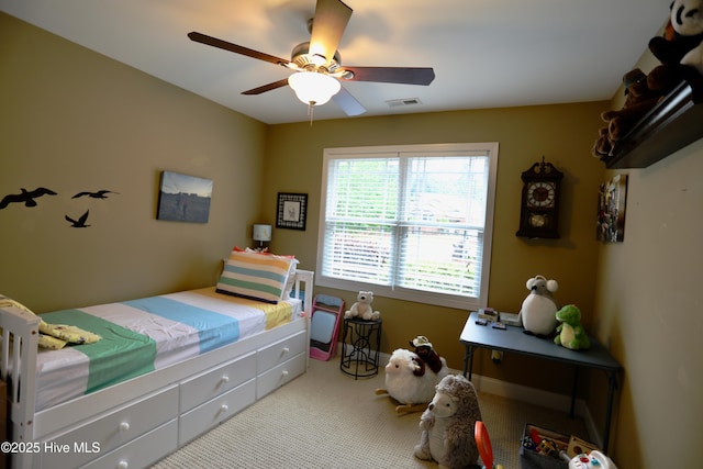 275 Pinehurst Trace Dr, Pinehurst, NC 28374 - carpeted bedroom with ceiling fan