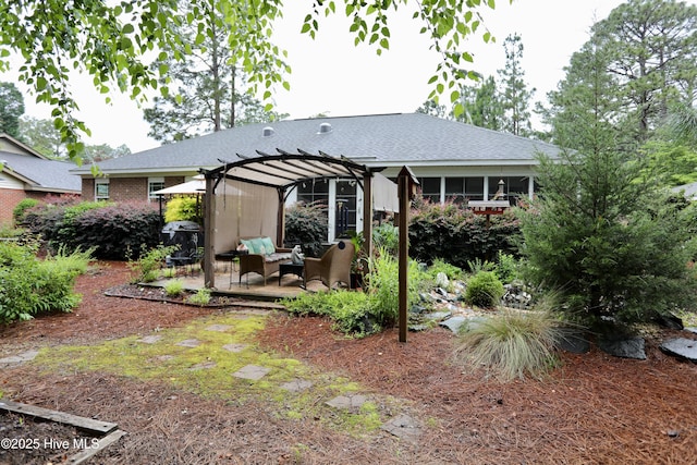 275 Pinehurst Trace Dr, Pinehurst, NC 28374 - rear view of property featuring a pergola and a patio