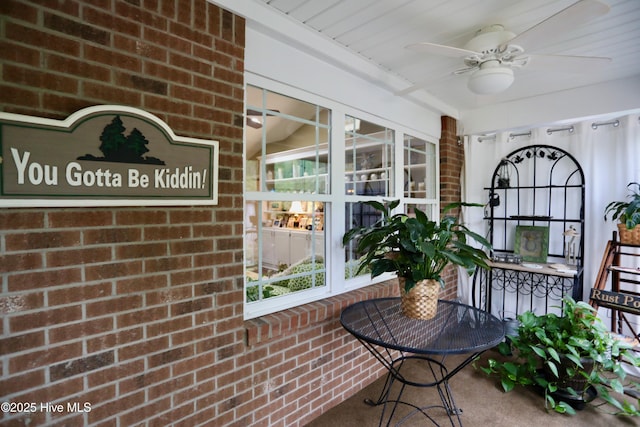 275 Pinehurst Trace Dr, Pinehurst, NC 28374 - sunroom featuring ceiling fan