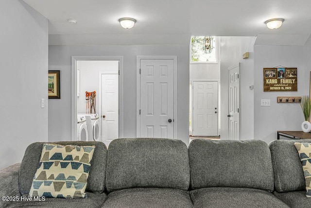 105 Sea Turtle Cv, Sneads Ferry, NC 28460 - living area with washer and dryer