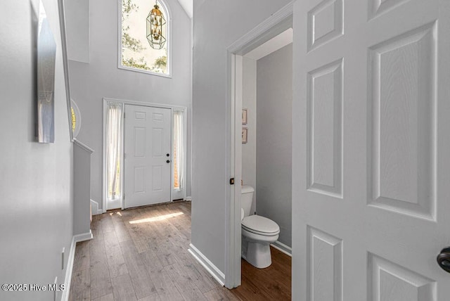105 Sea Turtle Cv, Sneads Ferry, NC 28460 - entryway featuring wood finished floors and baseboards