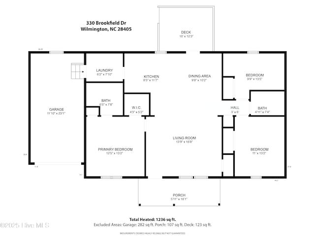 330 Brookfield Dr, Wilmington, NC 28405 - view of room layout