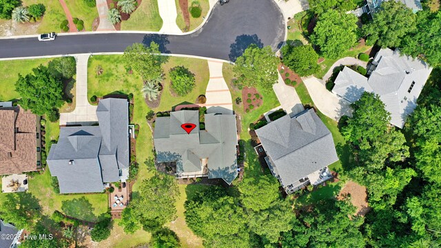 1711 Heather Run Ct SE, Bolivia, NC 28422 - aerial view of property and surrounding area with nearby suburban area