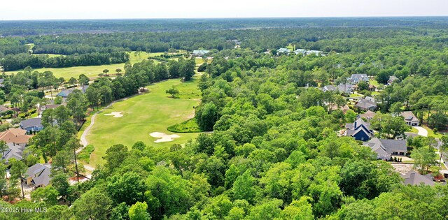 1711 Heather Run Ct SE, Bolivia, NC 28422 - aerial view of residential area featuring a golf course and a forest