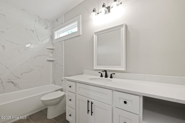 189 Craven Ct, Calabash, NC 28467 - full bath with vanity, toilet, and  shower combination