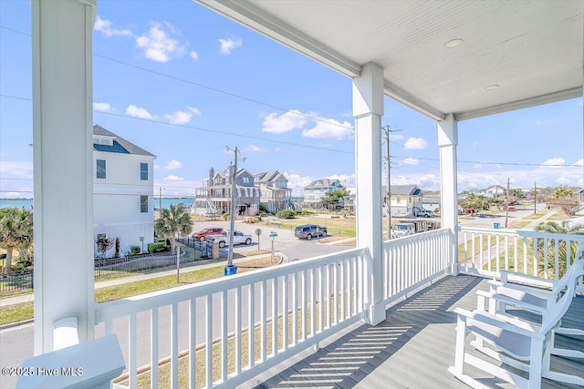209 S 11th St, Morehead City, NC 28557 - covered porch with a residential view