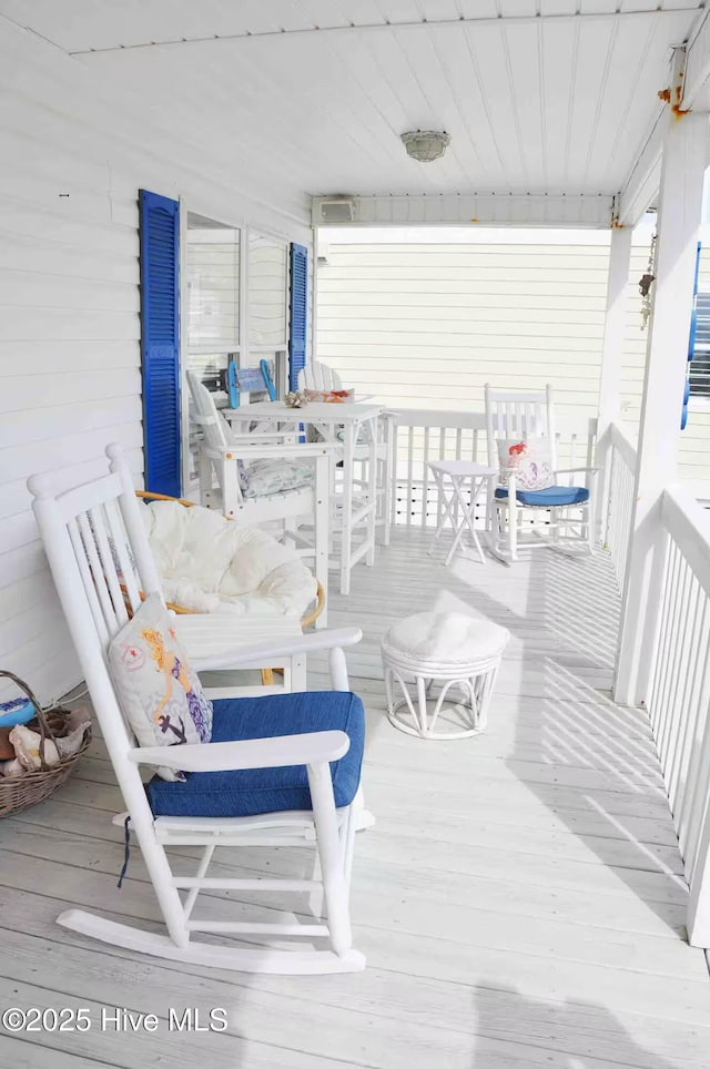 108 W Dolphin Dr, Oak Island, NC 28465 - view of deck