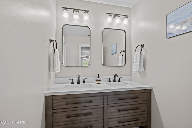 110 Gemini Dr, Cape Carteret, NC 28584 - bathroom featuring double vanity
