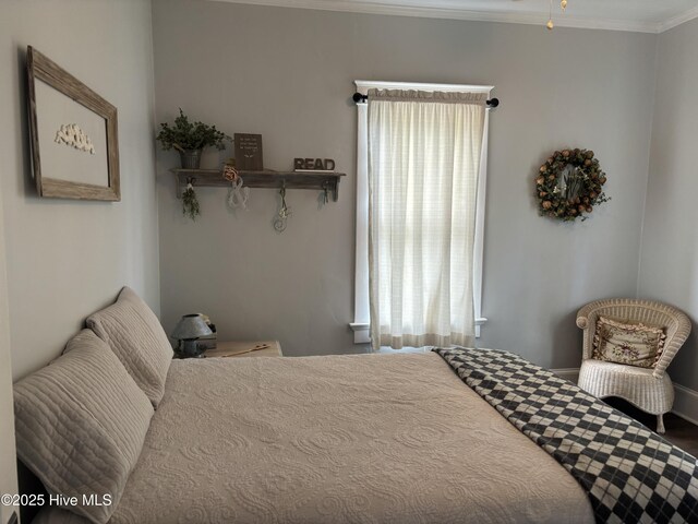 314 Ave B, New Bern, NC 28560 - bedroom with ornamental molding and multiple windows